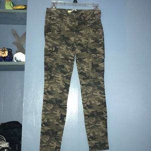 Almost Famous, Camo Jeans, Size 0